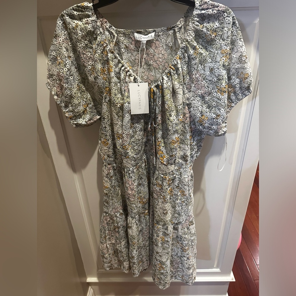 LUCY PARIS NWT Opal Eyelet Floral dress